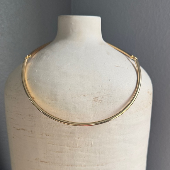 J. Crew Gold Choker Necklace - Picture 1 of 3